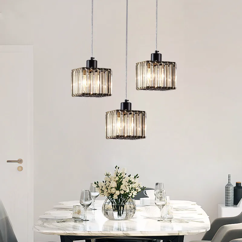 Modern Led Bulb Crystal Lampshade Pendant Lights Dining room Lamp Parlor Pendant Lamp Loft Ceiling Luminaire Fixture Nordic Lamp
Modern Led Bulb Crystal Lampshade Pendant Lights Dining room Lamp Parlor Pendant Lamp Loft Ceiling Luminaire Fixture Nordic Lamp