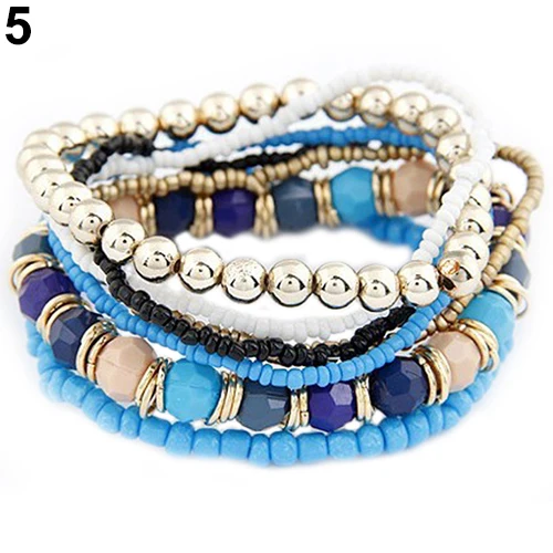 New Bohemia Style Women Bracelet Boho Wholesale Multilayer Acrylic Beads Beach Bracelet 1 Set=7Pcs 64TA
New Bohemia Style Women Bracelet Boho Wholesale Multilayer Acrylic Beads Beach Bracelet 1 Set=7Pcs 64TA
