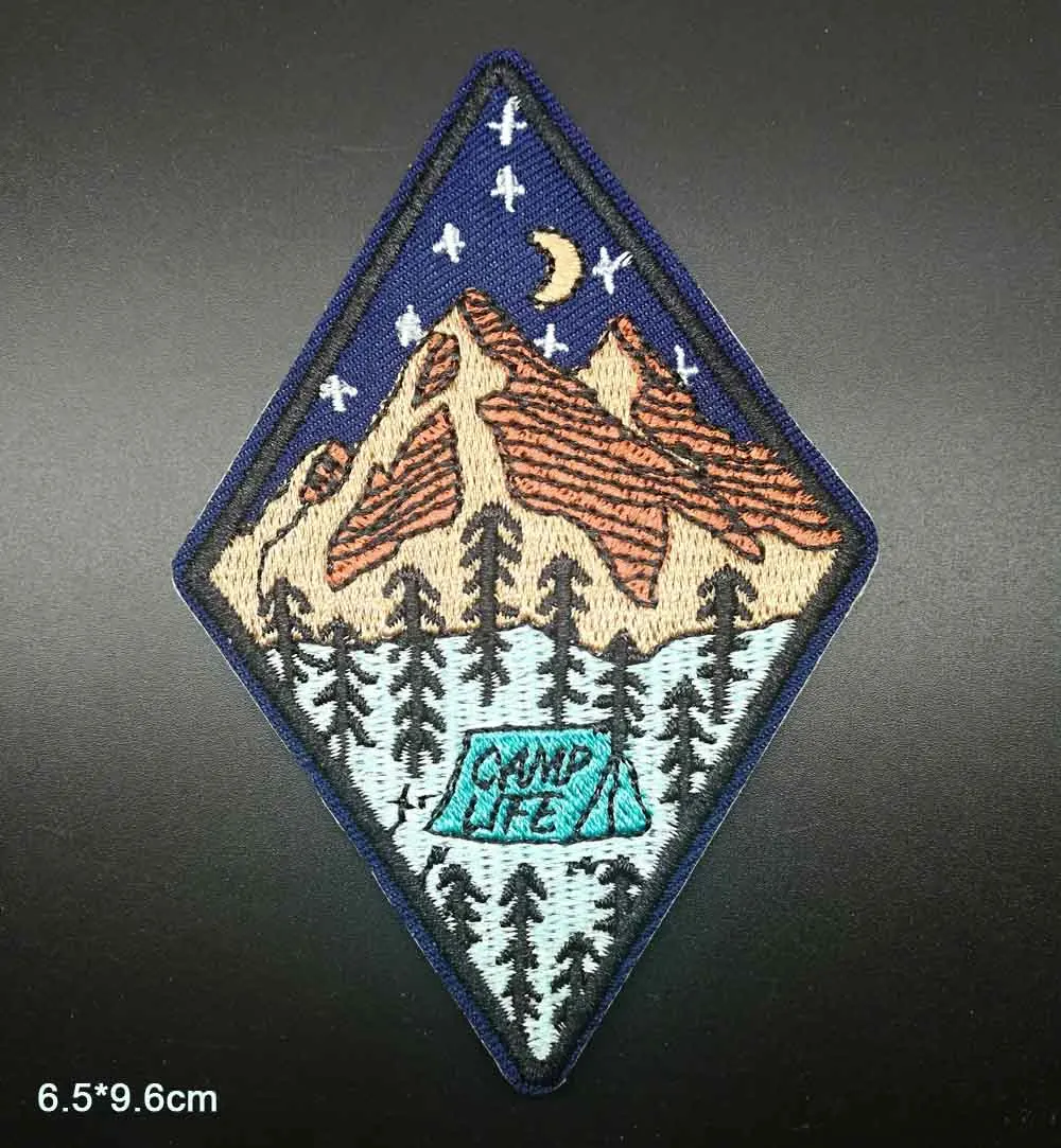 Camp life Letters Outdoor Iron On Embroidered Clothes Patches For Clothing Stickers Garment Wholesale
Camp life Letters Outdoor Iron On Embroidered Clothes Patches For Clothing Stickers Garment Wholesale