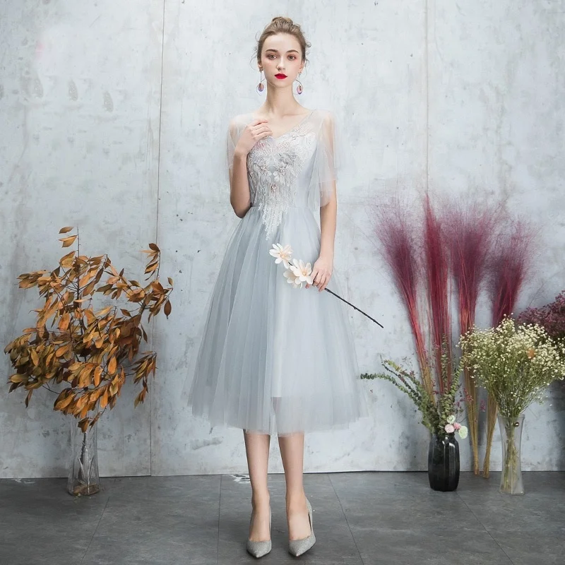 Summer Wedding Party Dress Midi Long Gown Fiesta Vestido Soiree Femme Sister Of The Bride Bridesmaid Dresses 2019 TS1393
Summer Wedding Party Dress Midi Long Gown Fiesta Vestido Soiree Femme Sister Of The Bride Bridesmaid Dresses 2019 TS1393