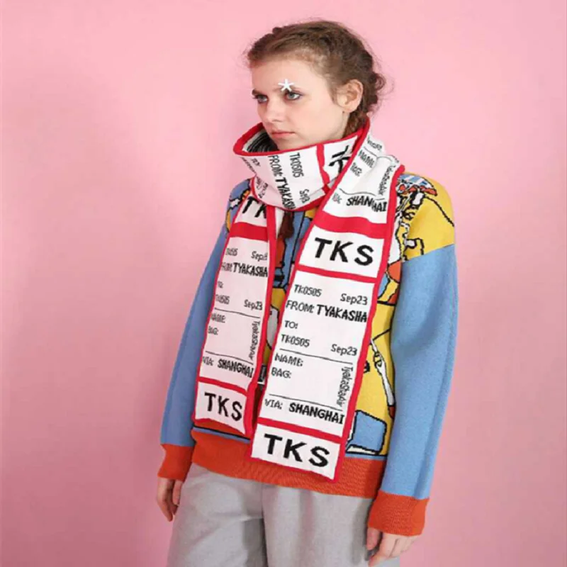 New Arrivals Woman 2017 Winter Scarf Custom Playful Letters Printed Knitted Warm Scarf For Female Women Knitted Scarf Fashion
New Arrivals Woman 2017 Winter Scarf Custom Playful Letters Printed Knitted Warm Scarf For Female Women Knitted Scarf Fashion