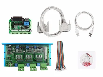 Free shipping CNC Router 3 Axis Kit, TB6600 3 Axis 4.5A Stepper Motor Driver Board+ one mach3 5 axis breakout board
Free shipping CNC Router 3 Axis Kit, TB6600 3 Axis 4.5A Stepper Motor Driver Board+ one mach3 5 axis breakout board