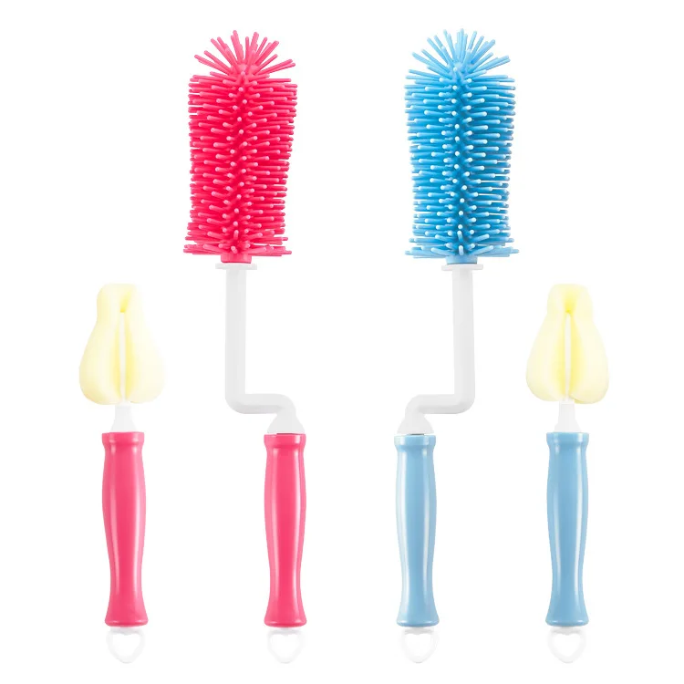 360 Rotation Silicon Baby Milk Feeding Bottle Brush for Cleaning Kids Milk Feed Bottle Nipple Pacifier Brushes Cleaner Tool
360 Rotation Silicon Baby Milk Feeding Bottle Brush for Cleaning Kids Milk Feed Bottle Nipple Pacifier Brushes Cleaner Tool
