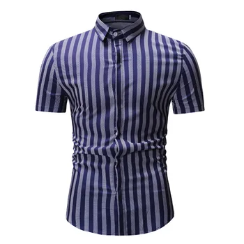 Helisopus Men Vertical Striped Short Sleeve Shirt Vintage Causal Slim Fit Summer Shirts
Helisopus Men Vertical Striped Short Sleeve Shirt Vintage Causal Slim Fit Summer Shirts