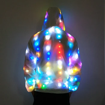 2019 Halloween LED Light Men Women Jackets Clothes Outdoor Running Cycling LED Jackets Sport Tops Dancing Party Costume Clothes
2019 Halloween LED Light Men Women Jackets Clothes Outdoor Running Cycling LED Jackets Sport Tops Dancing Party Costume Clothes