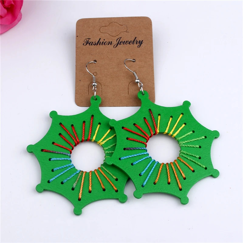 1Pair Indian Ethnic Spider web Earrings For Women Fashion Handmade Wood Big Dangle Earring Long Wooden Earing Jewelry
1Pair Indian Ethnic Spider web Earrings For Women Fashion Handmade Wood Big Dangle Earring Long Wooden Earing Jewelry