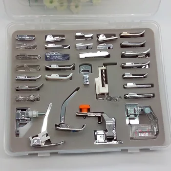 Sewing Machine Part Presser Feet 32Pcs/Lot Domestic Sewing Presser Foot For Singer Brother Juki Kenmore
Sewing Machine Part Presser Feet 32Pcs/Lot Domestic Sewing Presser Foot For Singer Brother Juki Kenmore