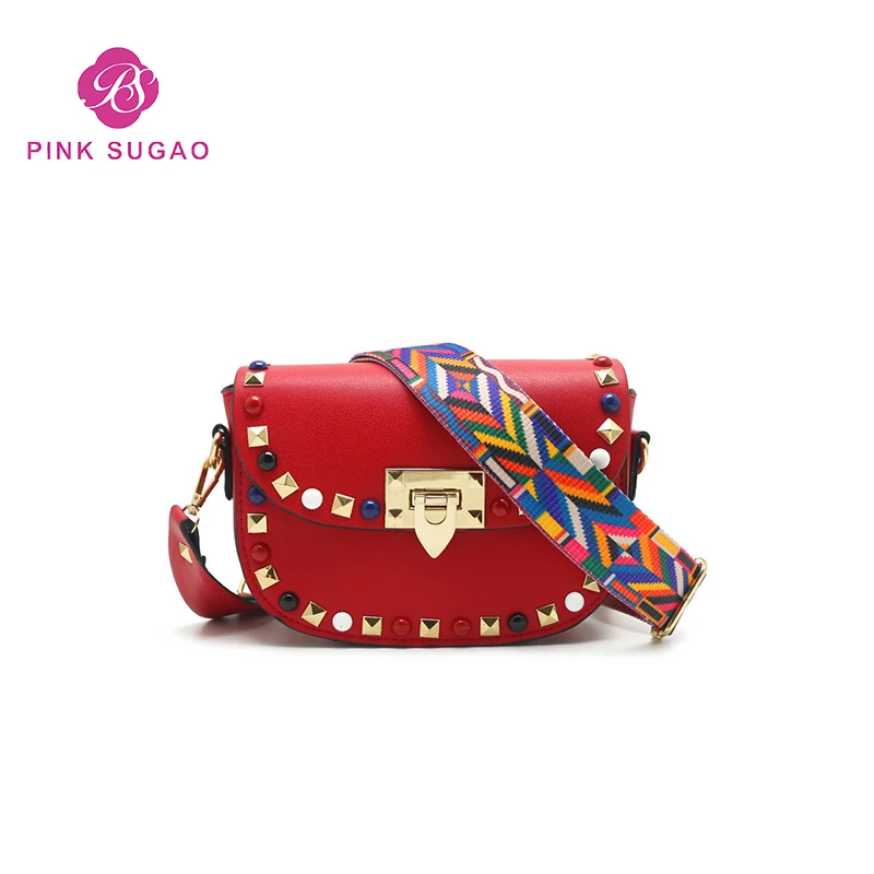 

Pink sugao luxury handbags women bags designer purse 2019 new fashion crossbody bags hot sales flap small bag 4 color wholesales