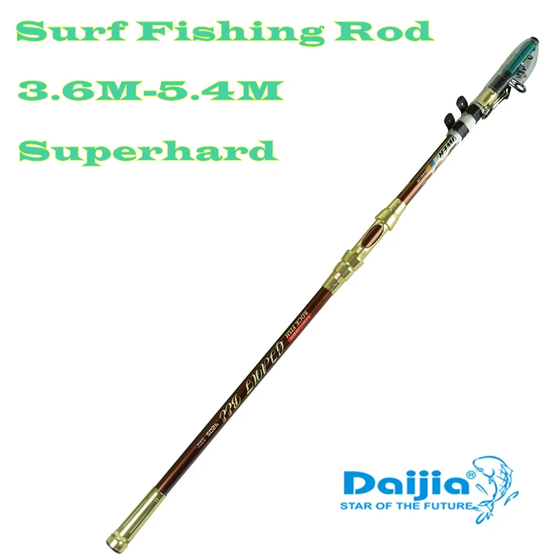 DAIJIA Genuine lightweight 3.6 / 3.9 / 4.2 / 4.5 / 5.4 m distance throwing rod sea pole superhard surf fishing rod
DAIJIA Genuine lightweight 3.6 / 3.9 / 4.2 / 4.5 / 5.4 m distance throwing rod sea pole superhard surf fishing rod