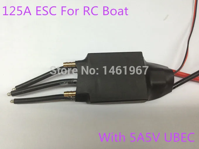 2pcs/lot Remote Control Boat 125A ESC For Electric RC + Free Shipping High Quality Good Price | Игрушки и хобби