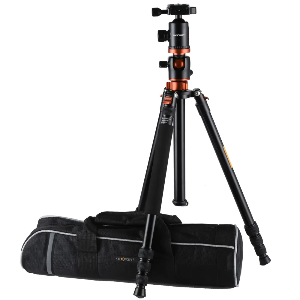 K&F CONCEPT TM2534T Professional 4 section Alloy Tripod With Ball Head Camera Portable Monopod Tripod For Digital/Video Camera
K&F CONCEPT TM2534T Professional 4 section Alloy Tripod With Ball Head Camera Portable Monopod Tripod For Digital/Video Camera