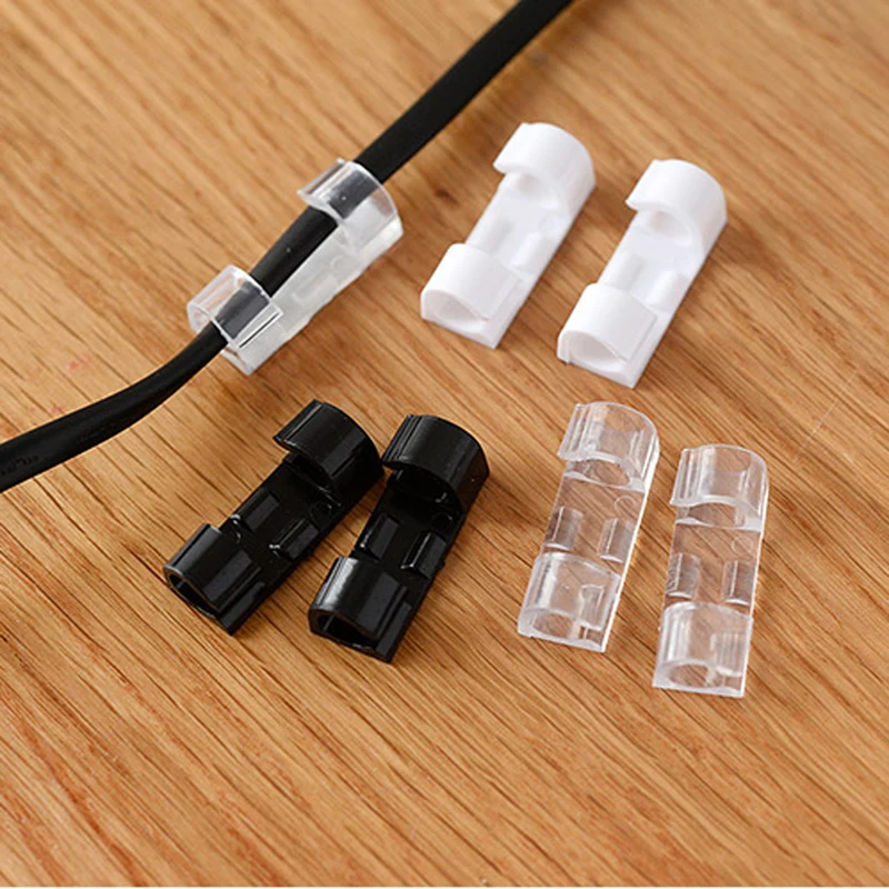 Transparent/20 Pcs Cord Wire Cable Plastic Clips Self Adhesive Clamp Organizer Fixer Dls HOmeful
Transparent/20 Pcs Cord Wire Cable Plastic Clips Self Adhesive Clamp Organizer Fixer Dls HOmeful