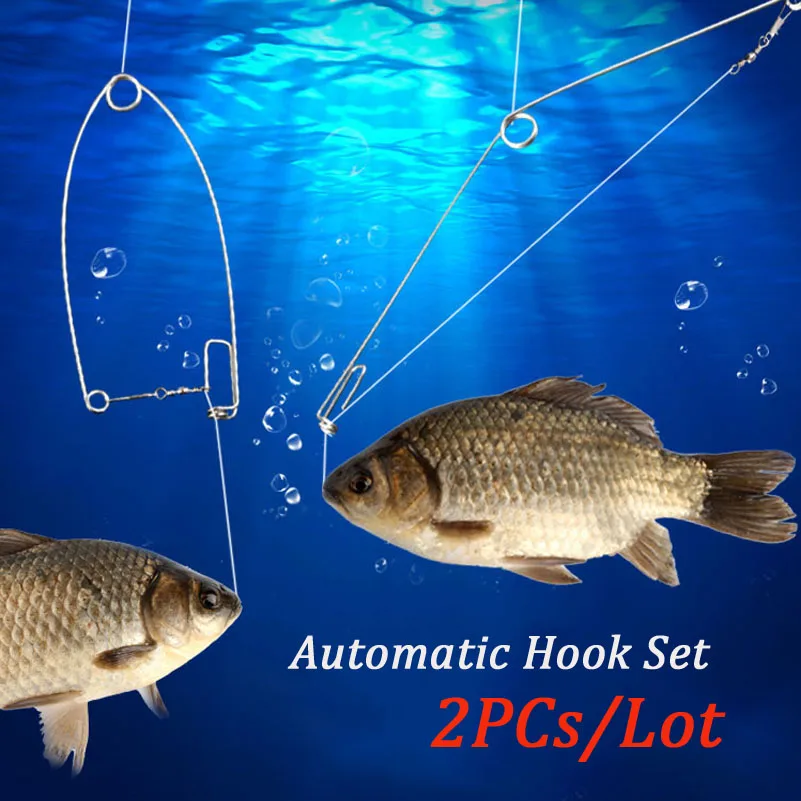 2PCs/Lot Automatic Spring Fishing Hook Stainless Steel Mechanism At Top Speed God Hooks Lazy Person All Waters Of The Fish Hooks
2PCs/Lot Automatic Spring Fishing Hook Stainless Steel Mechanism At Top Speed God Hooks Lazy Person All Waters Of The Fish Hooks
