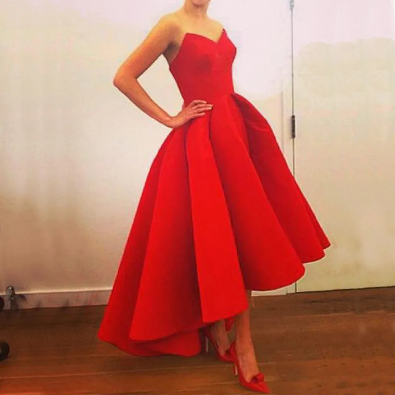 2018 Suit-dress High-end New Pattern Self-cultivation Sleeveless Dress Sexy Strapless Full Dress Asymmetrical Evening Dress
2018 Suit-dress High-end New Pattern Self-cultivation Sleeveless Dress Sexy Strapless Full Dress Asymmetrical Evening Dress