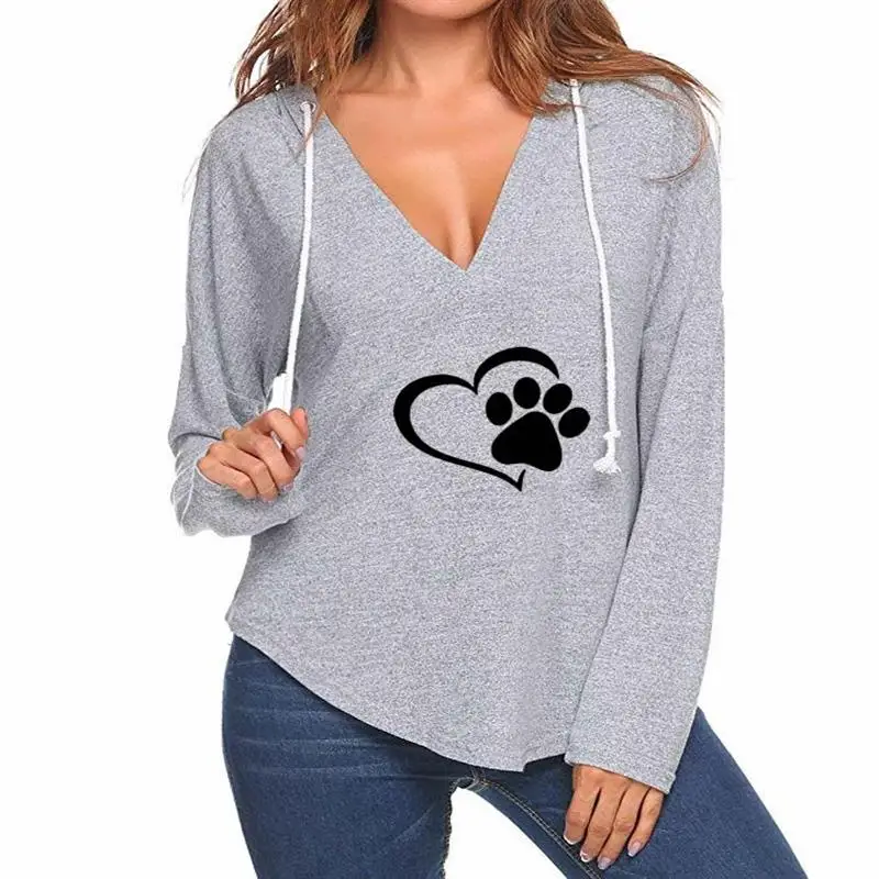 New Fashion Paw Print Sweatshirt Femmes Tops Kawaii Hoodies Hoody Thick Cotton Funny Autumn Cropped
New Fashion Paw Print Sweatshirt Femmes Tops Kawaii Hoodies Hoody Thick Cotton Funny Autumn Cropped