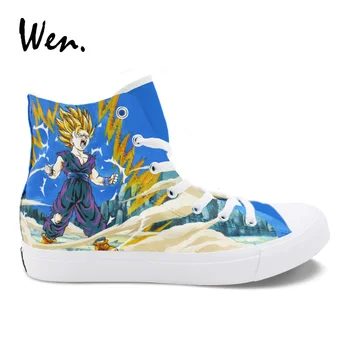 Wen Anime Hand Painted Shoes Design Dragon Ball Son Goku Super Saiyan High Top Male Skateboard Sneakers Boy Shoes Canvas
Wen Anime Hand Painted Shoes Design Dragon Ball Son Goku Super Saiyan High Top Male Skateboard Sneakers Boy Shoes Canvas