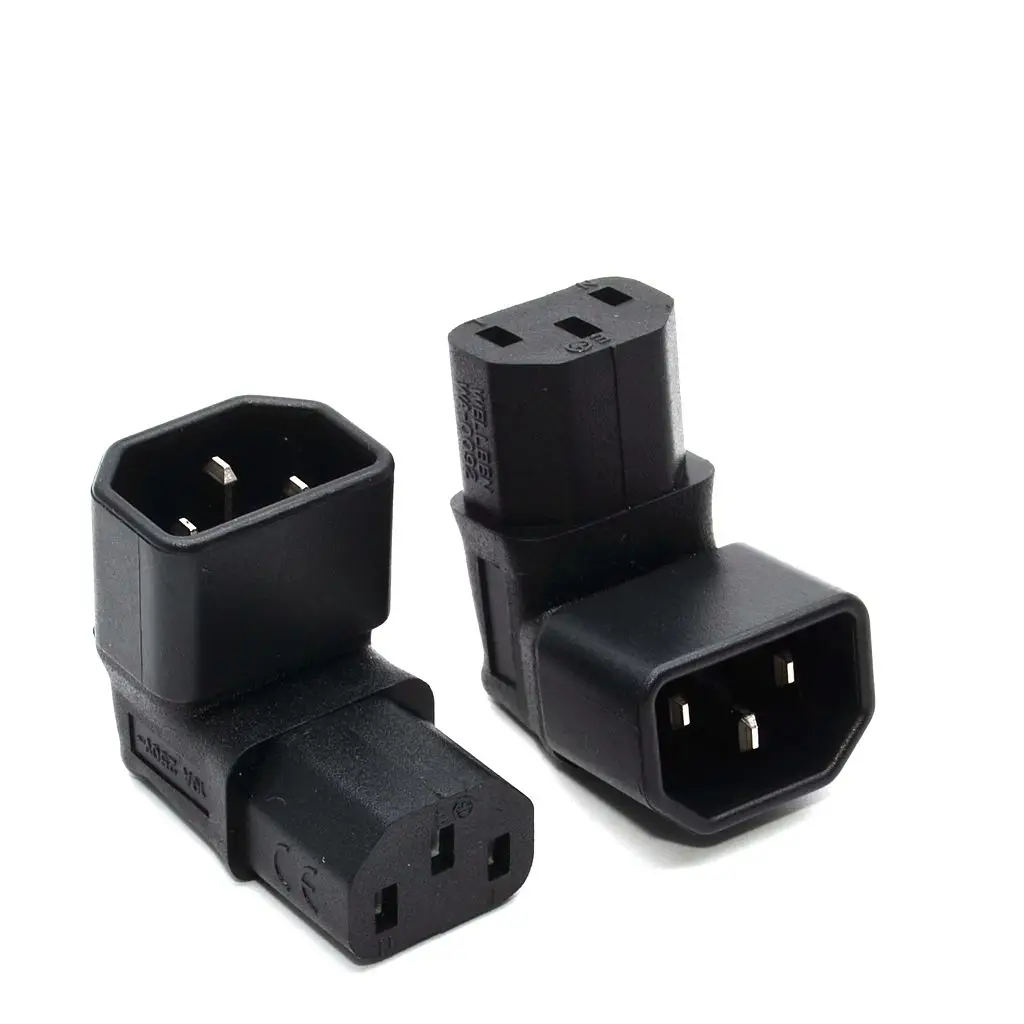 Right Angled IEC Adapter UP Angled IEC 320 C14 to C13 Adapter for lcd wall mount TV
Right Angled IEC Adapter UP Angled IEC 320 C14 to C13 Adapter for lcd wall mount TV