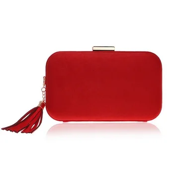 2018 Ladies Evening Bags Women Box Clutch Top Quality Faux Suede Purse Female Clutches Tassel Wedding Bag Free Shipping
2018 Ladies Evening Bags Women Box Clutch Top Quality Faux Suede Purse Female Clutches Tassel Wedding Bag Free Shipping