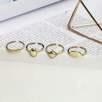 Silvology 925 Sterling Silver Geometric Rings Gold Geometric Oval Sector Weave Creative Rings For Women Fashionable Jewelry 925
Silvology 925 Sterling Silver Geometric Rings Gold Geometric Oval Sector Weave Creative Rings For Women Fashionable Jewelry 925