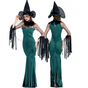 New Sexy Tube top Witch Halloween Cosplay Costumes Deluxe Adult Women Queen Carnival Party Cosplay Fancy Dress Free Shipping
New Sexy Tube top Witch Halloween Cosplay Costumes Deluxe Adult Women Queen Carnival Party Cosplay Fancy Dress Free Shipping