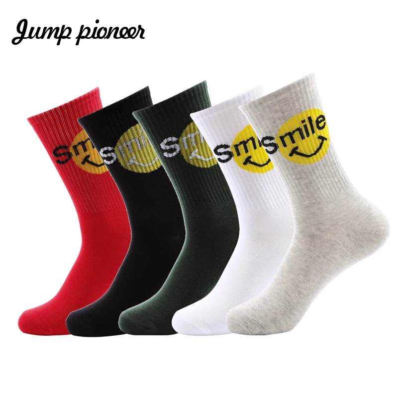 Jump Pioneer Fashion Women Socks Happy Cotton Socks Unisex Smile Pattern Harajuku Style Hip hop Funny Crew Socks Women
Jump Pioneer Fashion Women Socks Happy Cotton Socks Unisex Smile Pattern Harajuku Style Hip hop Funny Crew Socks Women