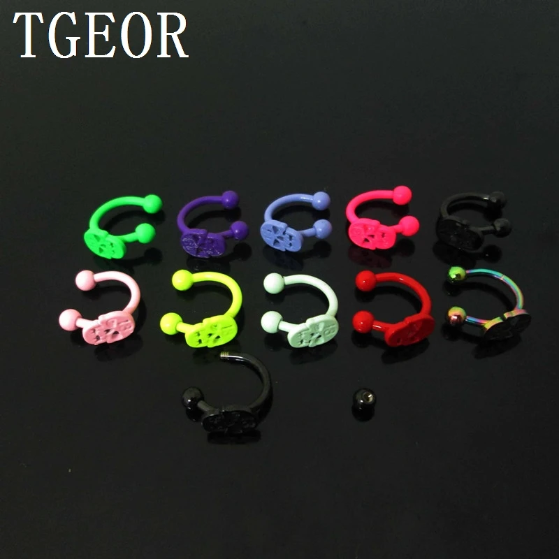 free shipping Hot neon colors 50pcs 16G 3mm number skull laser cut Stainless Steel horseshoe circular piercing eyebrow ring
free shipping Hot neon colors 50pcs 16G 3mm number skull laser cut Stainless Steel horseshoe circular piercing eyebrow ring