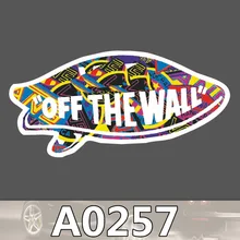 A0257 밴 오프 벽 스티커 로고 로그인 다채로운 방수 가방 노트북 기타 수하물 스케이트 보드 낯선 것들 스티커(China)