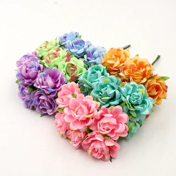 60pcs/lot Artificial Flowers Silk Rose Bouquet For Wedding Home Decoration Mariage Flores Clothing Hats Accessories Rosa Flowers
60pcs/lot Artificial Flowers Silk Rose Bouquet For Wedding Home Decoration Mariage Flores Clothing Hats Accessories Rosa Flowers