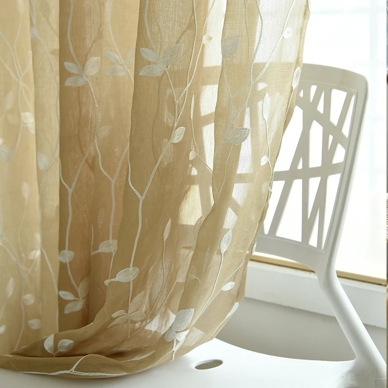 Embroidered Tulle Window Curtains For Living Room Bedroom Kitchen Modern Floral Sheer Curtains Window Drapes Fabric
Embroidered Tulle Window Curtains For Living Room Bedroom Kitchen Modern Floral Sheer Curtains Window Drapes Fabric