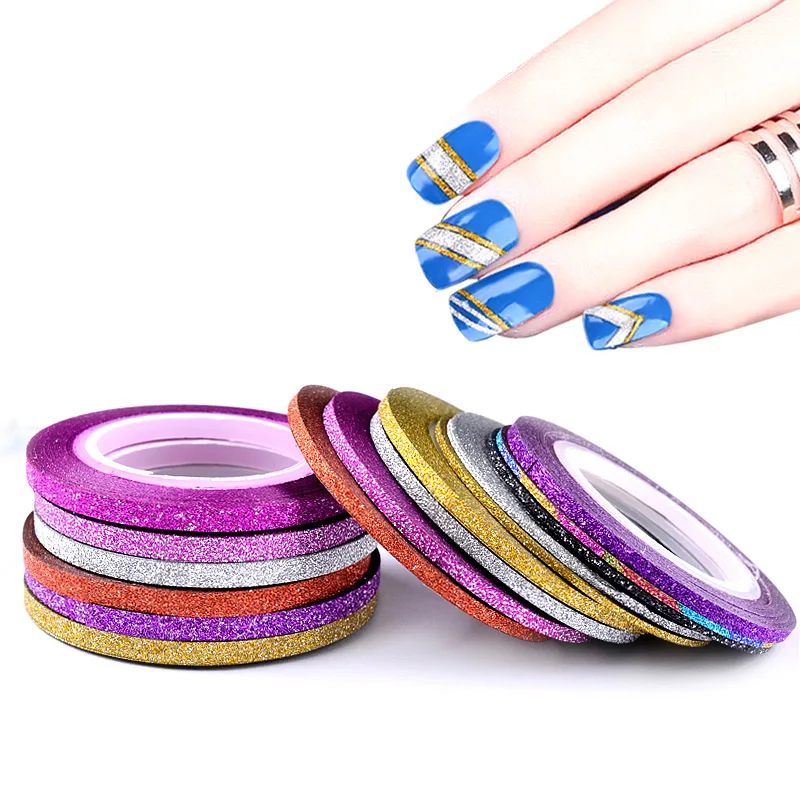 20pcs/set Glitter Nail Art Striping Tape Line Sticker Tips Decorations 1MM/2MM/3MM DIY Self-Adhesive 3d Decals Manicure Tools
20pcs/set Glitter Nail Art Striping Tape Line Sticker Tips Decorations 1MM/2MM/3MM DIY Self-Adhesive 3d Decals Manicure Tools