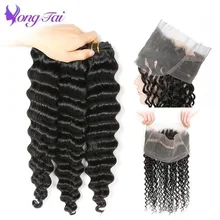 YuYongtai Brazilian Deep Wave Hair 360 Lace Frontal With 3 Bundles 100% Human Hair Weave Natural Black Non Remy Free Shipping
YuYongtai Brazilian Deep Wave Hair 360 Lace Frontal With 3 Bundles 100% Human Hair Weave Natural Black Non Remy Free Shipping