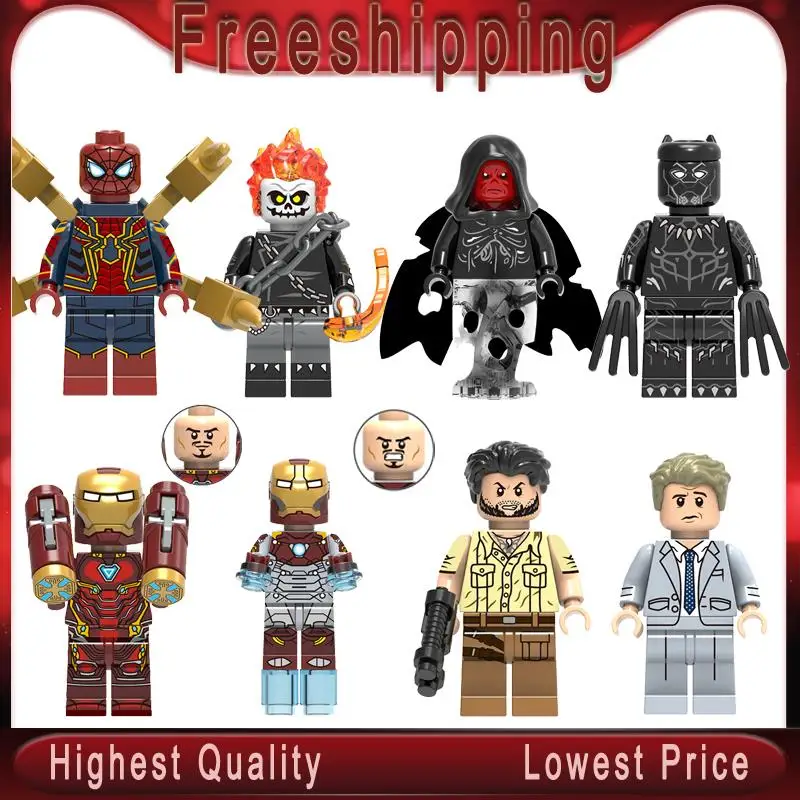Single Sale Super Heroes Ulysses Klaw Ghost Rider Iron Man Red Skull Building Blocks Action Figures Toys Gifts Children X0221
Single Sale Super Heroes Ulysses Klaw Ghost Rider Iron Man Red Skull Building Blocks Action Figures Toys Gifts Children X0221