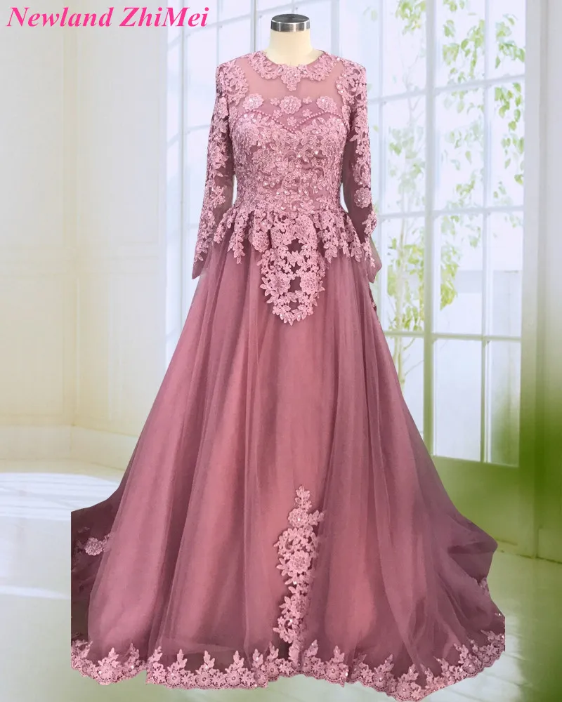 Charming Woman Ball Gown Evening Dress New Design Vintage Long Sleeves Applique Bead Tulle Dance Dresses Custom Made
Charming Woman Ball Gown Evening Dress New Design Vintage Long Sleeves Applique Bead Tulle Dance Dresses Custom Made