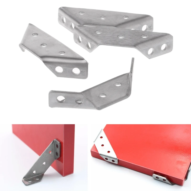 4PCS Small Stainless Steel Support Right Angle Code Fixed Bracket Corner Brace Stainless steel angle codes #612
4PCS Small Stainless Steel Support Right Angle Code Fixed Bracket Corner Brace Stainless steel angle codes #612