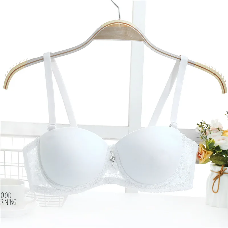 Black white gather breast super Push Up Sexy Women Bra Lace Lingerie Small Breast Adjusts straps A B Bra Female t shirt bra
Black white gather breast super Push Up Sexy Women Bra Lace Lingerie Small Breast Adjusts straps A B Bra Female t shirt bra