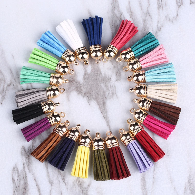 3.8CM Gold Color 100pcs/lot Mixed Leather Tassels Earrings Charm Pendant Satin Tassels for DIY Jewelry Making Findings
3.8CM Gold Color 100pcs/lot Mixed Leather Tassels Earrings Charm Pendant Satin Tassels for DIY Jewelry Making Findings
