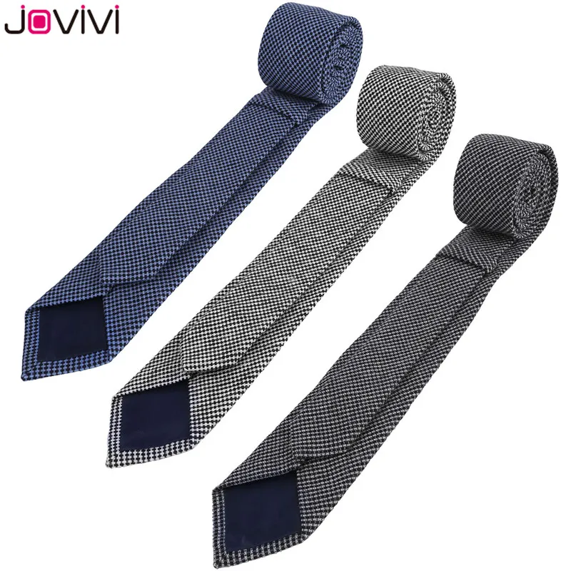 

Jovivi 1pc Mens Shirt Tie Cotton Neckties Classic Checks Ties for Suit Business Party Father's Day Valentine's Birthday Gift