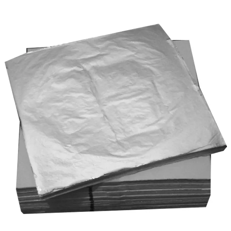Imitation Silver Foil Silver Gold Leaf Sheets 16x16cm 1000pcs for Gilding Home Decoration Arts and Crafts Aluminum Foil Paper
Imitation Silver Foil Silver Gold Leaf Sheets 16x16cm 1000pcs for Gilding Home Decoration Arts and Crafts Aluminum Foil Paper