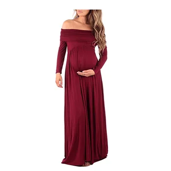 Maternity Long Dress For Photo Shooting Maternty Photography Props Short Sleeve Shoulderless Pregnant Clothes
Maternity Long Dress For Photo Shooting Maternty Photography Props Short Sleeve Shoulderless Pregnant Clothes