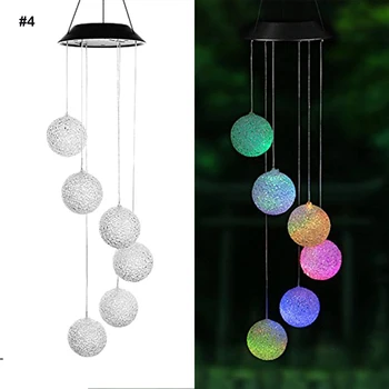 Solar LED Wind Chimes Home Portable Color Rotator Various Styles Energy-saving Outdoor Decorative Wind Chime Lights
Solar LED Wind Chimes Home Portable Color Rotator Various Styles Energy-saving Outdoor Decorative Wind Chime Lights