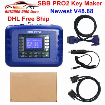 DHL Free V48.88 V48.99 SBB PRO2 Key Programmer For Cars To 2017 Better Than SBB V46.02 V33.02 Auto Key Transponder Immobilizer