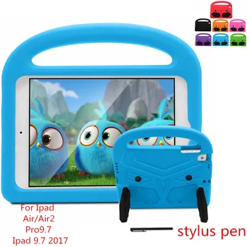 Case For Apple iPad5/6 New 2017 9.7 Air1/2 A1822 A1823 Kids Children Safe Rugged Proof Foam Case Handle Stand EVA Foam Cover+pen
Case For Apple iPad5/6 New 2017 9.7 Air1/2 A1822 A1823 Kids Children Safe Rugged Proof Foam Case Handle Stand EVA Foam Cover+pen