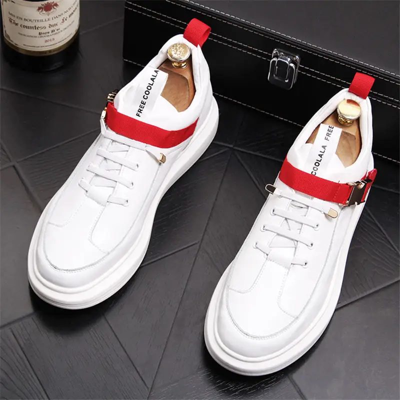 NEW British tide men's shoes fashion casual shoes Shiny blue buckle hip hop shoes for man youth trending platform white shoes
NEW British tide men's shoes fashion casual shoes Shiny blue buckle hip hop shoes for man youth trending platform white shoes