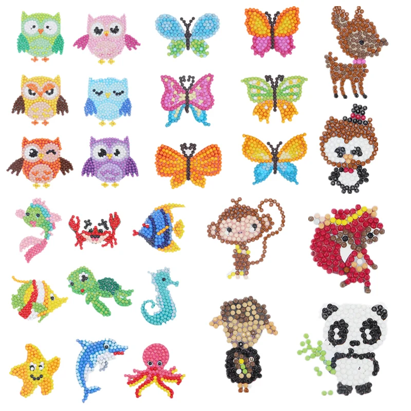 5D DIY Mini-Pattern Diamond Painting Cartoon Animal Embroidery Children Toys Round Diamond Sticker for Cup Book Phone Decor
5D DIY Mini-Pattern Diamond Painting Cartoon Animal Embroidery Children Toys Round Diamond Sticker for Cup Book Phone Decor