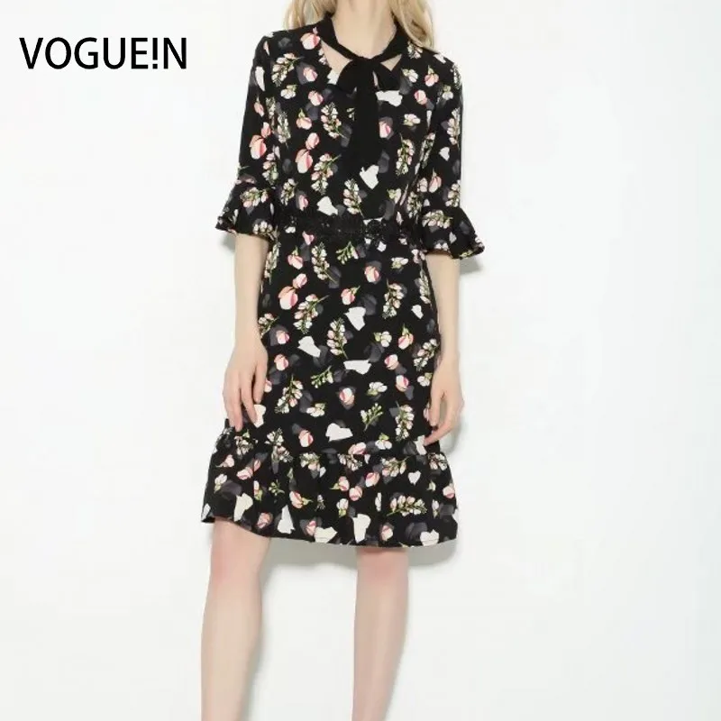 VOGUE!N New Womens Ladies Summer Half Sleeve Floral Print Bow Midi Dress Size SML
VOGUE!N New Womens Ladies Summer Half Sleeve Floral Print Bow Midi Dress Size SML