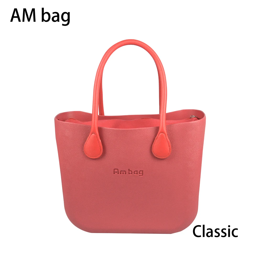 

ANLAIBEIER Obag O Bag Style Waterproof Classic Ambag Women's DIY EVA Handbag with Lining Insert Colorful Leather PU Handles