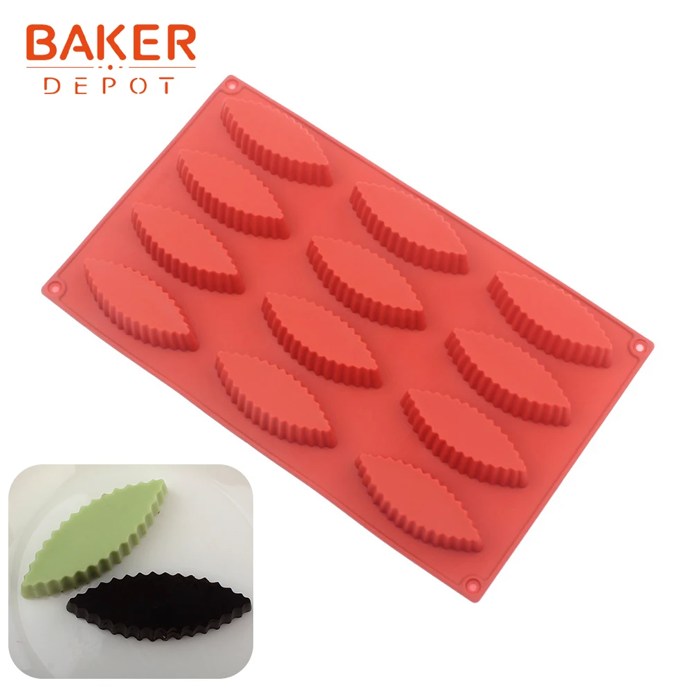 BAKER DEPOT silicone mold for cake baking 12 hole chocolate bread form cake decoration tool pudding jelly handmade soap mould
BAKER DEPOT silicone mold for cake baking 12 hole chocolate bread form cake decoration tool pudding jelly handmade soap mould