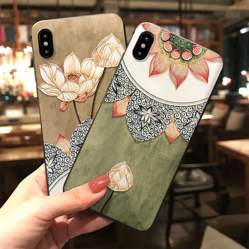 3D Flowers Emboss Case For iPhone 7 Plus For iPhone XS Max XR X Soft Matte Black Coque For iPhone 8 6S 6 Plus 9 10 5 5S SE Cover
3D Flowers Emboss Case For iPhone 7 Plus For iPhone XS Max XR X Soft Matte Black Coque For iPhone 8 6S 6 Plus 9 10 5 5S SE Cover