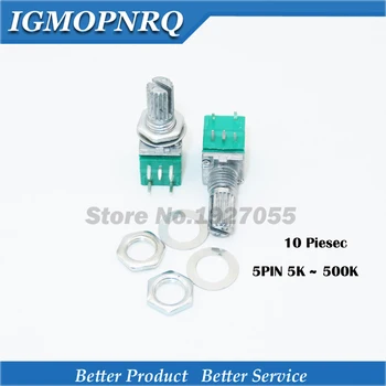 10pcs RV097NS rk097ns 5K 10K 20K 50K 100K 500K 50K-500K with a switch audio 5pin shaft 15mm amplifier sealing potentiometer
10pcs RV097NS rk097ns 5K 10K 20K 50K 100K 500K 50K-500K with a switch audio 5pin shaft 15mm amplifier sealing potentiometer