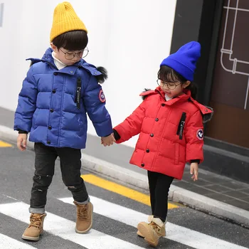 Kids winter Duck down jacket with fur Hooded children snow jacket Boy Windbreaker Outerwear Girls Parkas 
Kids winter Duck down jacket with fur Hooded children snow jacket Boy Windbreaker Outerwear Girls Parkas